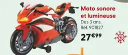 La Grande Récré Moto sonore et lumineuse offre
