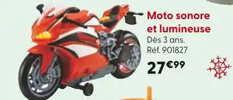 La Grande Récré Moto sonore et lumineuse offre