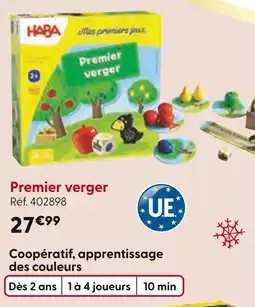La Grande Récré HABA Premier verger offre