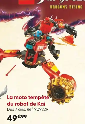 La Grande Récré La moto tempête du robot de Kai offre