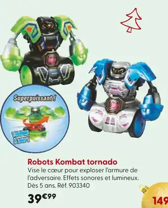 La Grande Récré Robots Kombat tornado offre