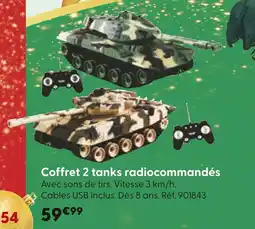 La Grande Récré Coffret 2 tanks radiocommandés offre