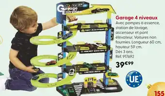 La Grande Récré Garage 4 niveaux offre