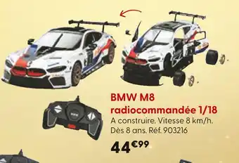 La Grande Récré BMW M8 radiocommandée 1/18 offre