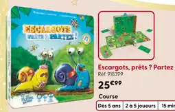 La Grande Récré Escargots, prêts ? Partez offre
