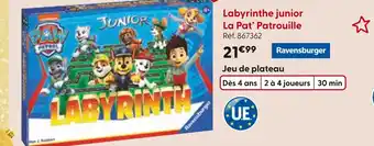 La Grande Récré Ravensburger Labyrinthe junior La Pat' Patrouille offre