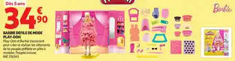 Auchan Barbie defile de mode play-doh offre