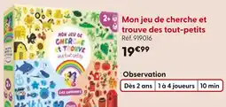 La Grande Récré Mon jeu de cherche et trouve des tout-petits offre