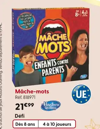 La Grande Récré HASBRO GAMING Mâche-mots offre