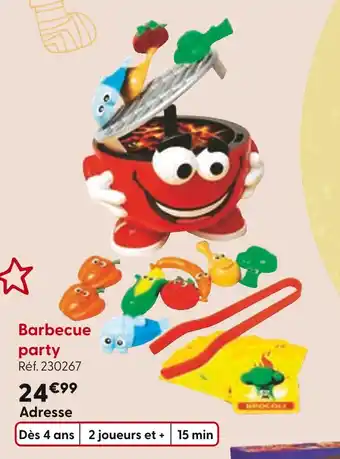 La Grande Récré Barbecue party offre