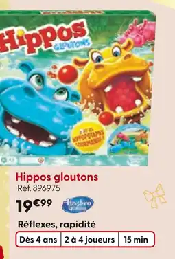 La Grande Récré Hasbro Gaming Hippos gloutons offre