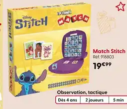 La Grande Récré Match Stitch offre