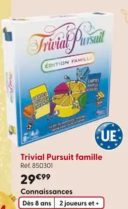 La Grande Récré HSBRO Trivial Pursuit famille offre