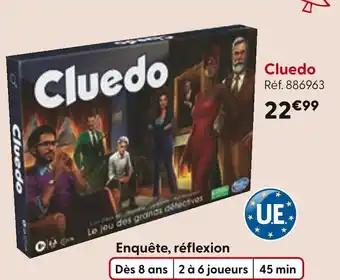 La Grande Récré CLUEDO Le jeu des grands détectives offre