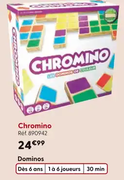 La Grande Récré Chromino offre