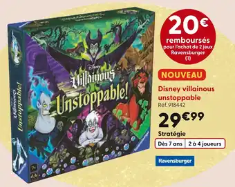 La Grande Récré RAVENSBURGER Villainous Unstoppable offre