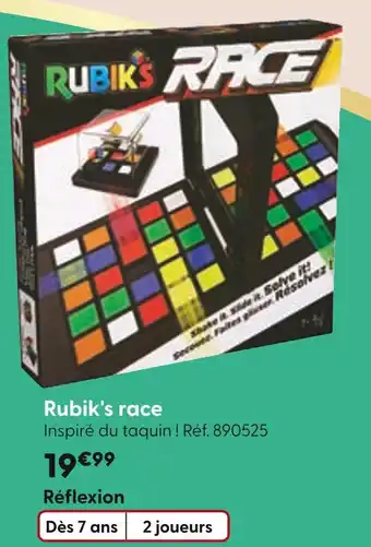 La Grande Récré Rubik's race offre