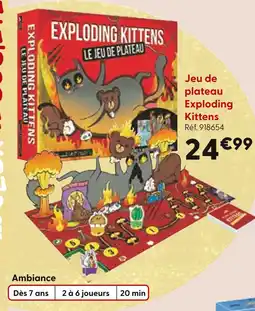 La Grande Récré Jeu de plateau exploding kittens offre