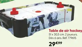 La Grande Récré Table de air hockey offre