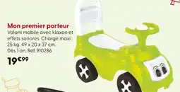 La Grande Récré Mon premier porteur offre