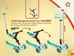 La Grande Récré GLOBBER Trottinette go up active 3 en 1 offre