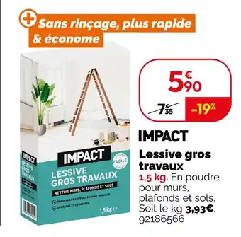 Weldom IMPACT Lessive gros travaux offre