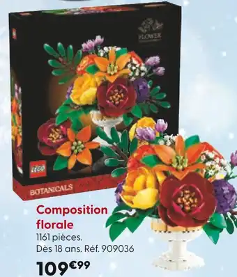 La Grande Récré LEGO Composition florale offre