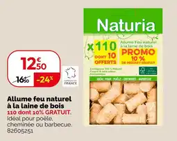 Weldom NATURIA Allume feu naturel à la laine de bois offre
