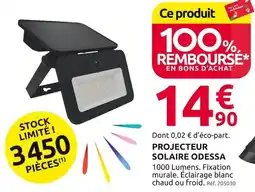 Mr Bricolage Projecteur solaire odessa offre