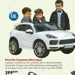 La Grande Récré Porsche Cayenne électrique offre