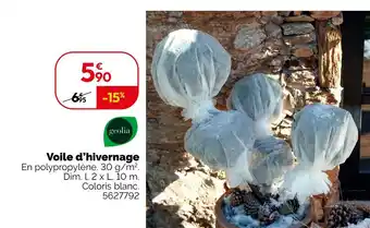 Weldom Geolia Voile d'hivernage offre