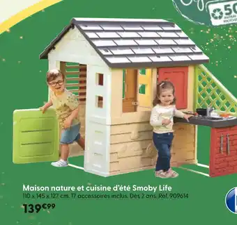 La Grande Récré Smoby Maison nature et cuisine d'été Smoby Life offre