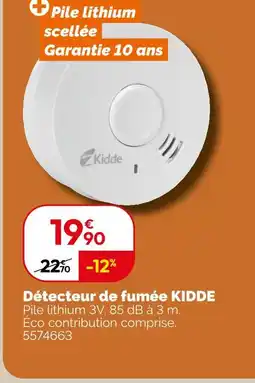 Weldom KIDDE Détecteur de fumée offre