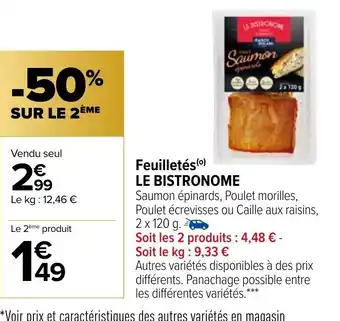 Carrefour Feuilletés offre