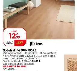 Weldom Artens Sol stratifié DUNMORE offre