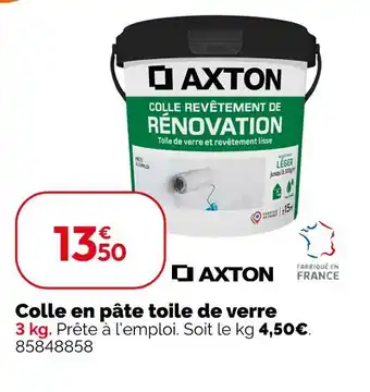 Weldom AXTON Colle en pâte toile de verre offre
