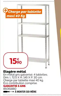 Weldom Etagère métal offre