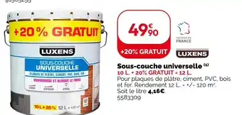 Weldom Luxens Sous-couche universelle offre