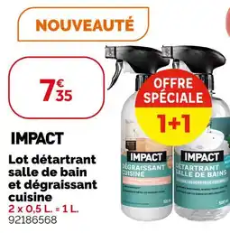 Weldom IMPACT Lot détartrant salle de bain et dégraissant cuisine (1) offre