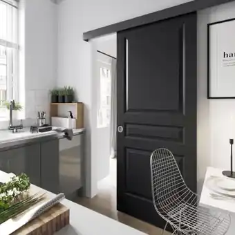 Brico Dépôt Porte coulissante prépeinte ordesa 83 cm offre