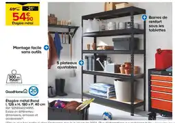 Castorama GoodHome Étagère métal Rand offre