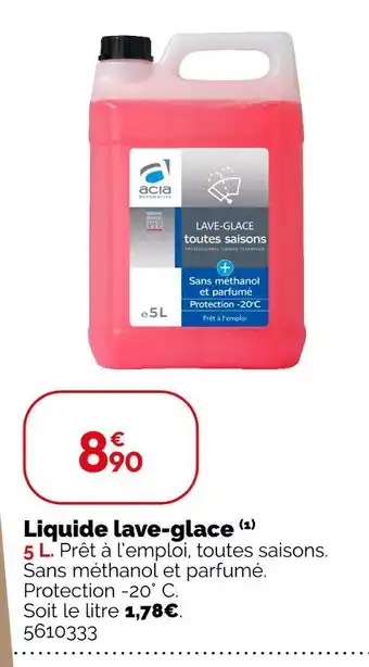 Weldom ACIA Liquide lave-glace offre