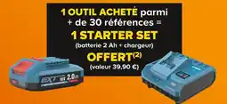 Castorama 1 outil acheté 1 starter Set Offert offre