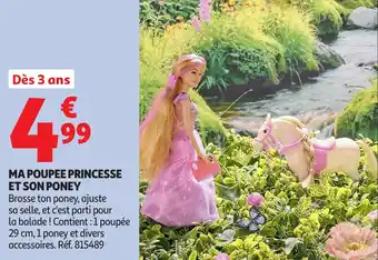 Auchan Ma poupee princesse et son poney offre