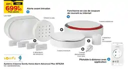 Castorama Somfy Système d’alarme Somfy Home Alarm Advanced Max 1875254 offre