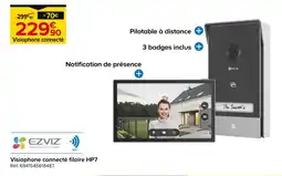 Castorama EZVIZ Visiophone connecté filaire HP7 offre