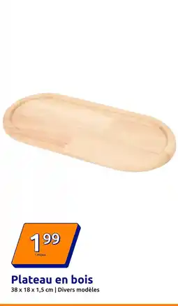 Action Plateau en bois offre
