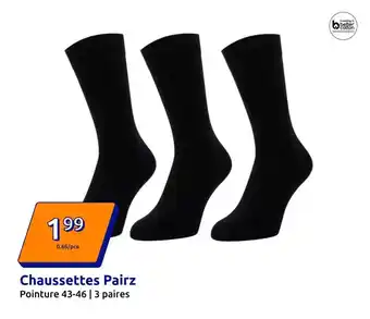 Action Chaussettes pairz offre