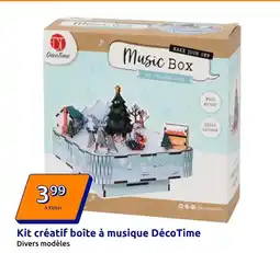 Action Kit créatif boîte à musique déco time offre