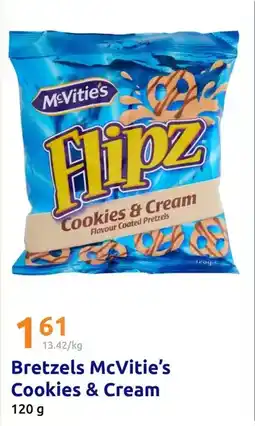 Action Mc vitie's - bretzels cookies & cream offre